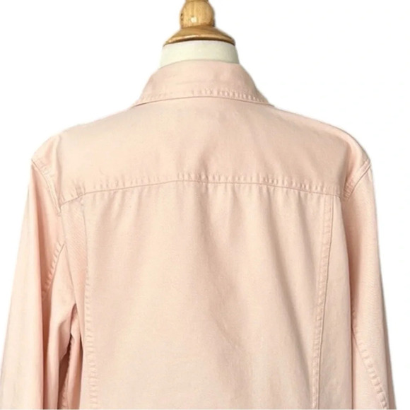 RALPH LAUREN JEANS CO. Jean Jacket Western Casual Light Pink Denim, Size 1X - Picture 8 of 15
